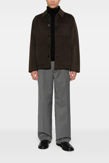 Giacca Marrone Uomo con Bottoni - 2