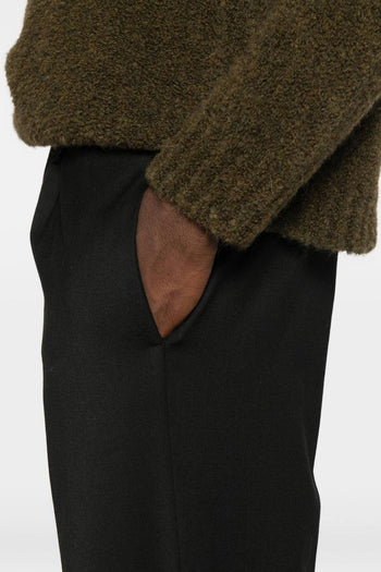 Pantalone Nero Uomo con Pinces - 3