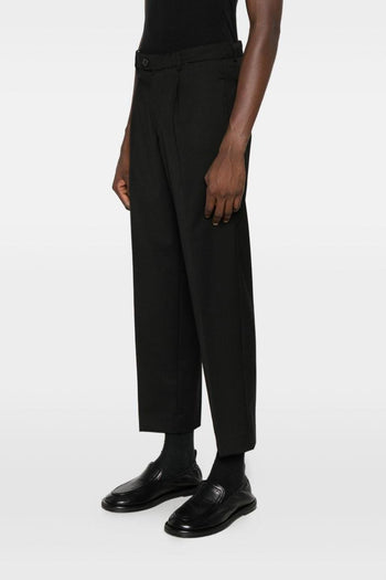 Pantalone Nero Uomo con Pinces - 4