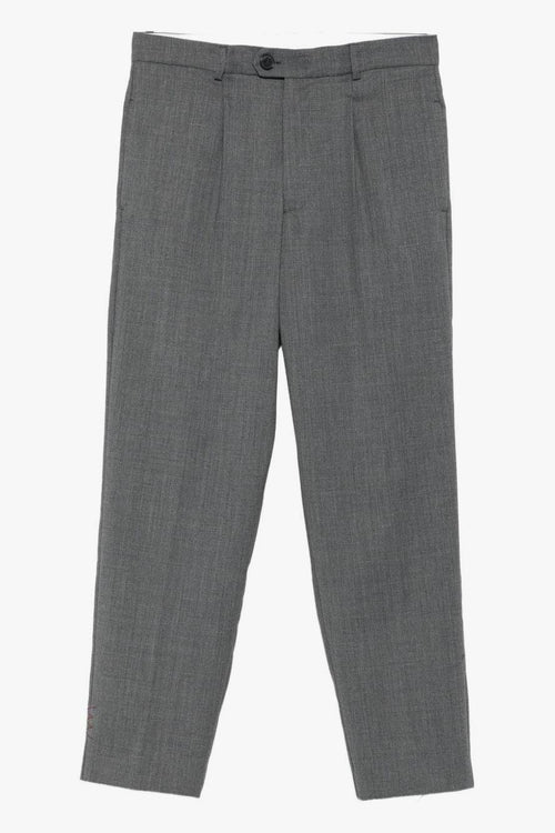 Pantalone Grigio Uomo Dritto