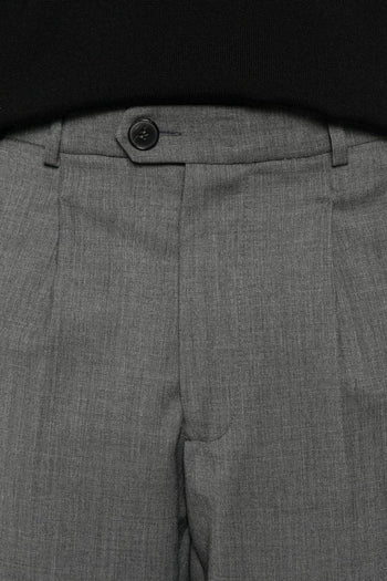 Pantalone Grigio Uomo Dritto - 3