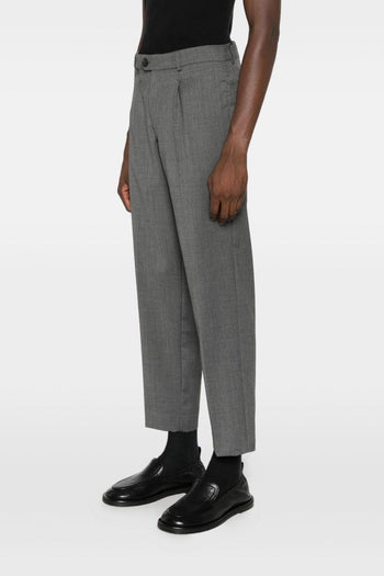 Pantalone Grigio Uomo Dritto - 5