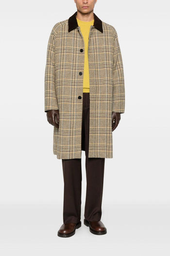 Cappotto Marrone Uomo a Quadri - 2