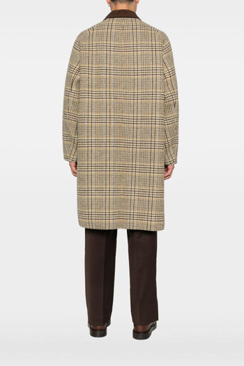 Cappotto Marrone Uomo a Quadri - 4