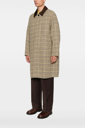 Cappotto Marrone Uomo a Quadri - 5