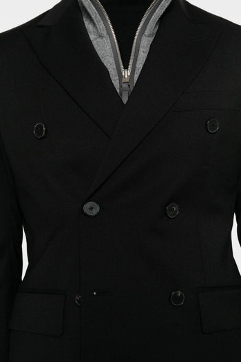 Giacca Nero Uomo Doppiopetto - 5