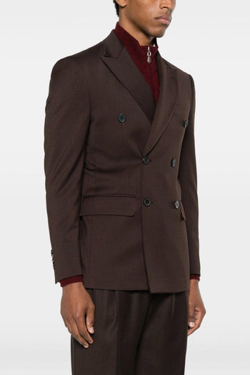 Giacca Marrone Uomo Doppiopetto - 2