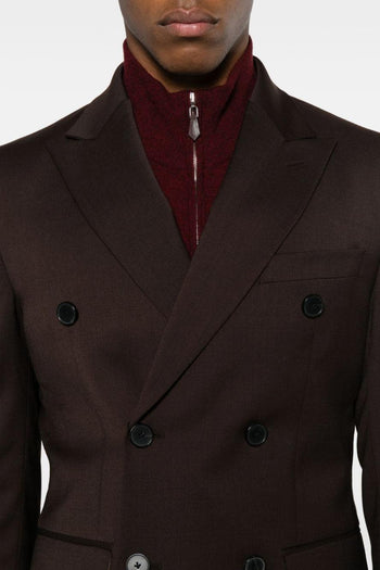 Giacca Marrone Uomo Doppiopetto - 4