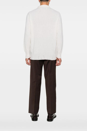 Felpa Bianco Uomo - 5