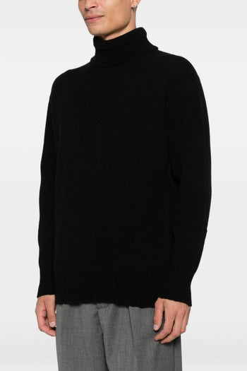 Maglia Nero Uomo Collo Alto - 4