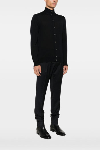 Cardigan Blu Uomo con Bottoni - 2