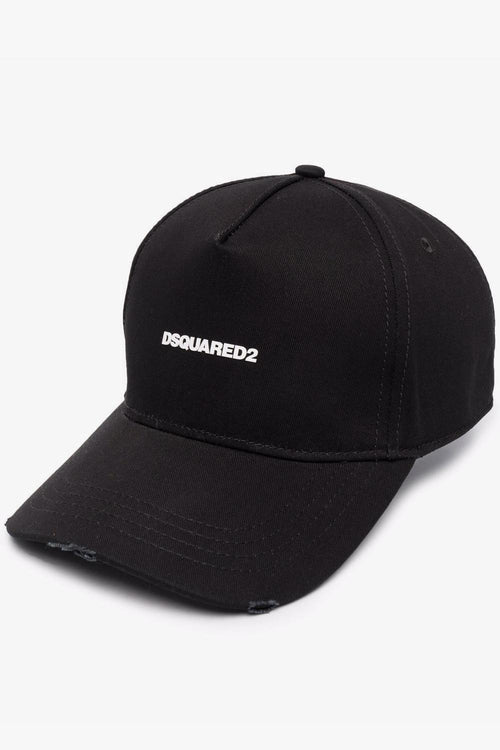 2 Uomo Cappellino Nero Stampa Logo