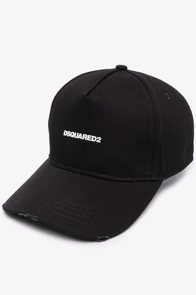 2 Uomo Cappellino Nero Stampa Logo
