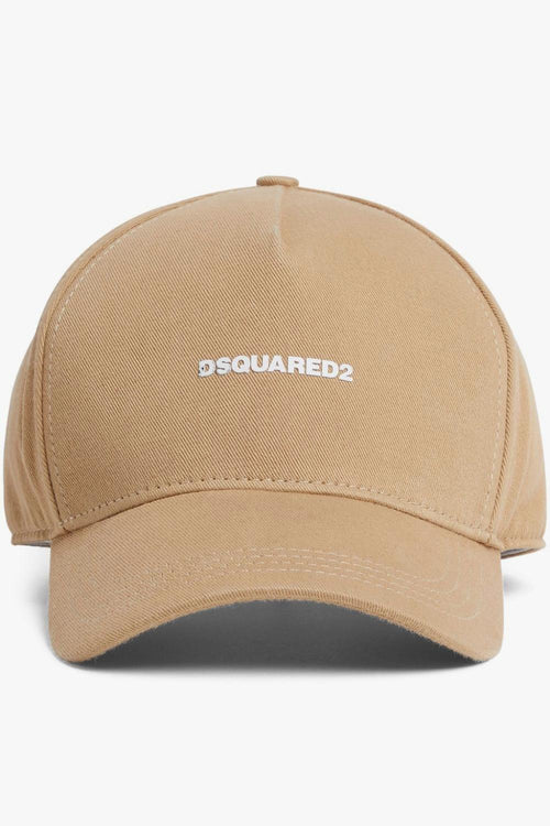 2 Uomo Cappellino Marrone Stampa Logo