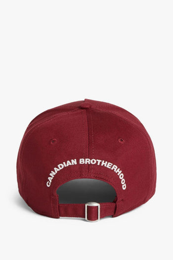 2 Uomo Cappellino Rosso Stampa Logo - 3