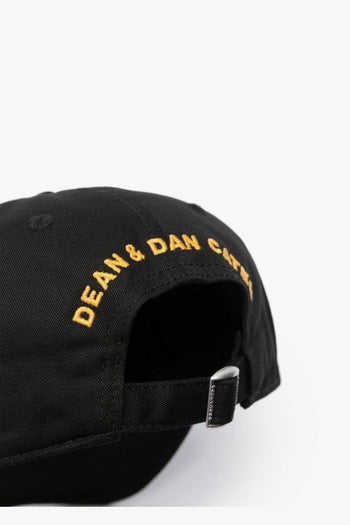 2 Uomo Cappellino Nero Ricamo Logo - 2