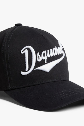 2 Ricamo Logo Uomo Cappellino Nero - 2