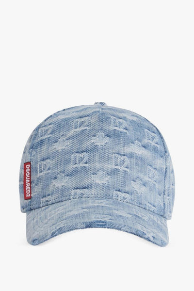 2 Cappellino Blu Uomo Monogramma