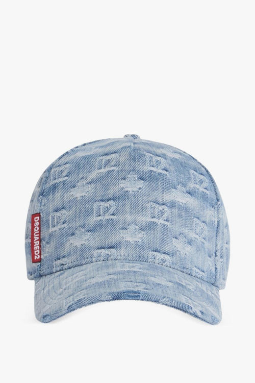 2 Cappellino Blu Uomo Monogramma