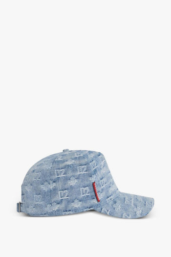 2 Cappellino Blu Uomo Monogramma - 4
