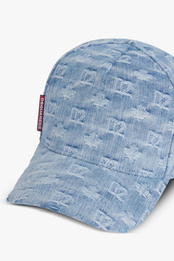 2 Cappellino Blu Uomo Monogramma - 5