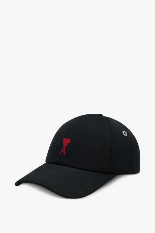 Ami Paris Ami de Coeur Uomo Cappellino Nero