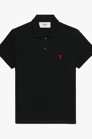 Ami Paris Polo Ami de Coeur Uomo Nero - 6