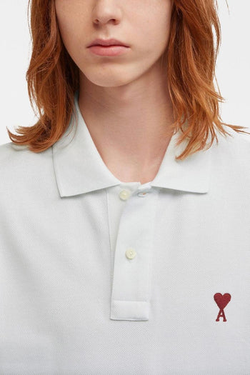 Ami Paris Polo Ami de Coeur Uomo Bianco - 5