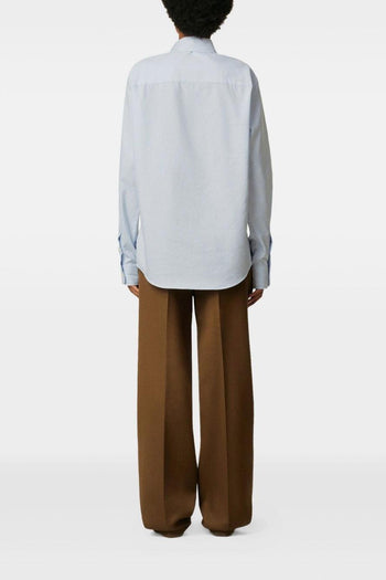 Ami Paris Camicia Uomo Righe Bianco Azzurro - 2