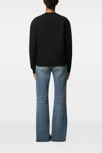 Ami Paris Ami de Coeur Uomo Felpa Nera - 2