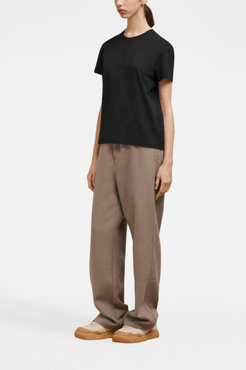 Ami Paris Uomo T-shirt Nero Ricamo Cuore in Tono - 4