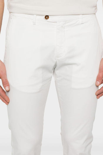 uomo Pantalone Bianco slim - 4