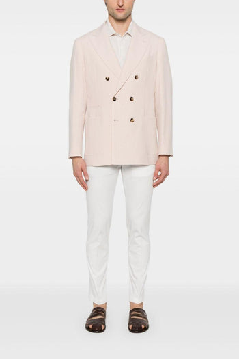 uomo Pantalone Bianco slim - 2