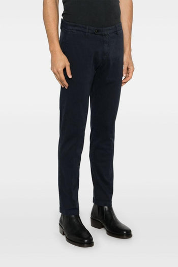 Pantalone Blu Navy Uomo Chino - 3