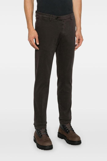 Pantalone Marrone Uomo Chino - 4