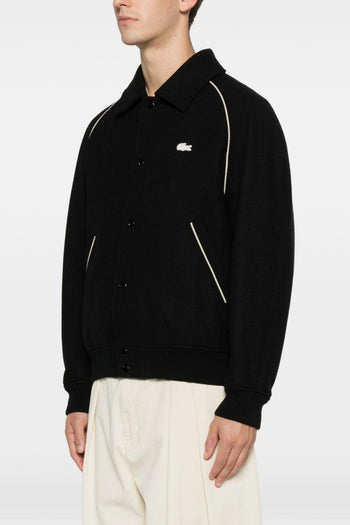 Giubbotto Nero Uomo con Bottoni - 3