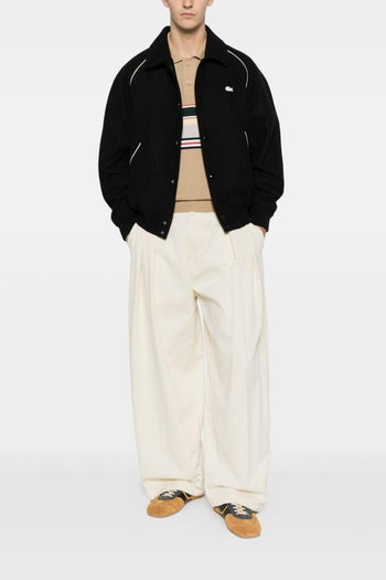 Giubbotto Nero Uomo con Bottoni - 5