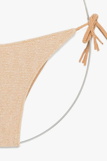 Bikini Effetto Metallizzato Donna Oro - 2