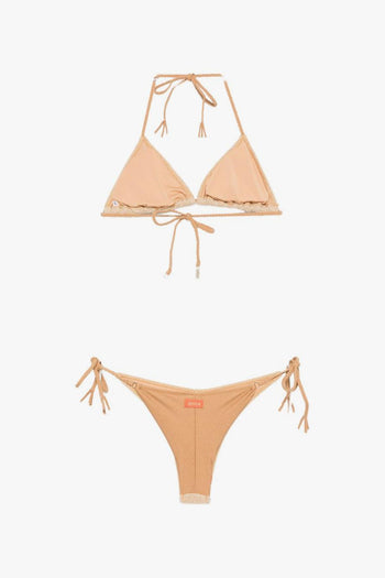 Bikini Effetto Metallizzato Donna Oro - 3
