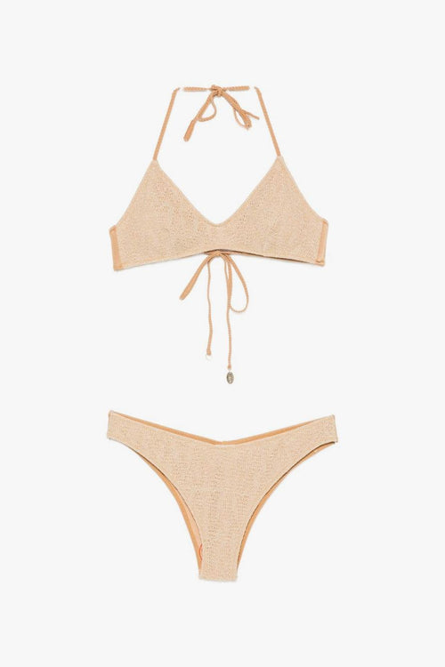 Bikini Crochet Donna Oro