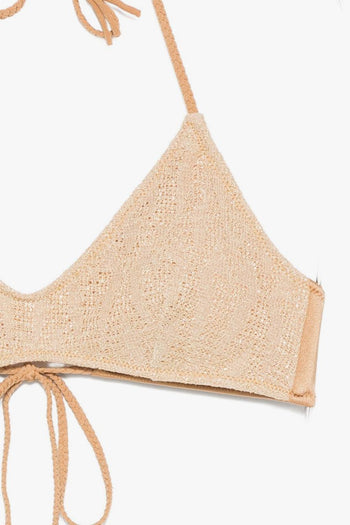 Bikini Crochet Donna Oro - 2