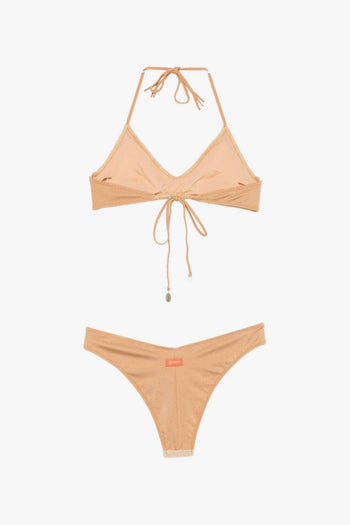 Bikini Crochet Donna Oro - 3