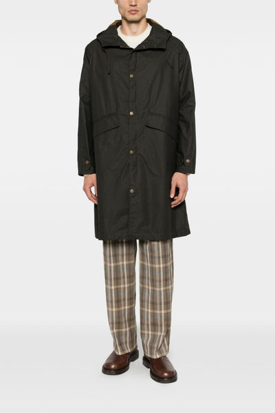 Trench Boston Uomo Verde