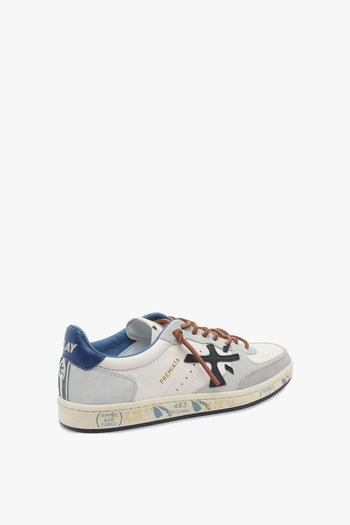 Scarpa Bskt Clay Uomo Bianco-Blu - 2