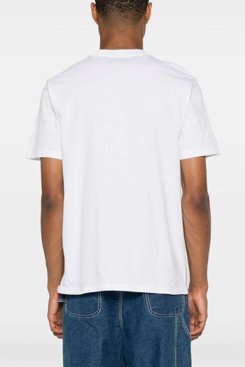 T-shirt Bianco Uomo Stampa Logo - 3