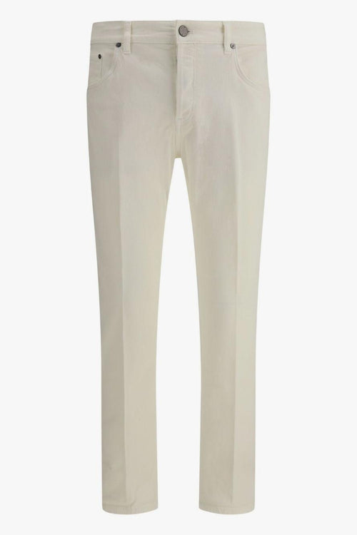 Pantalone Bianco Uomo Gamba Dritta
