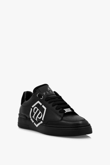 Scarpa Nero Uomo Logo Hexagon - 4