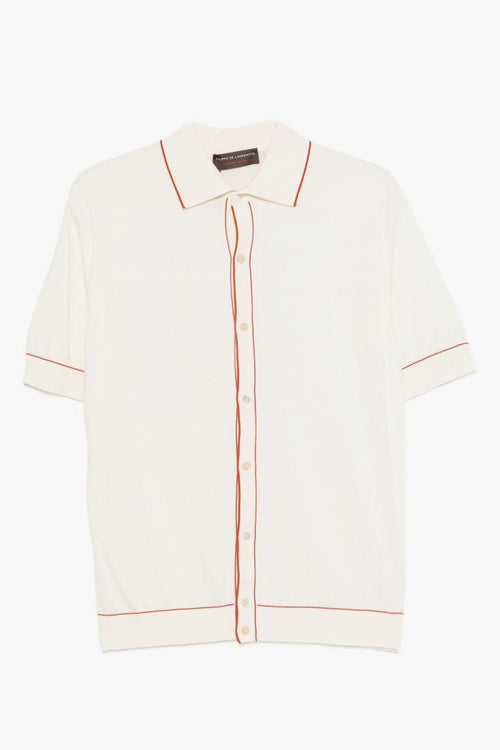 Camicia Maniche Corte Uomo Bianco