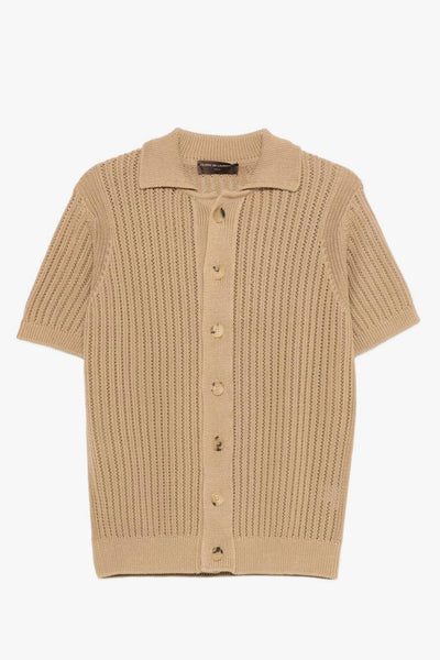 Camicia Costine Uomo Marrone