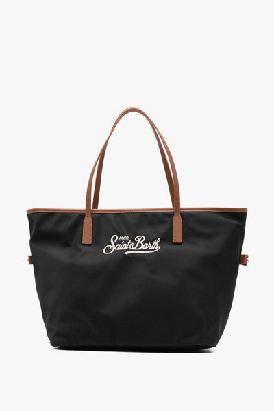 Saint Barth Borsa City Bag Donna Nero